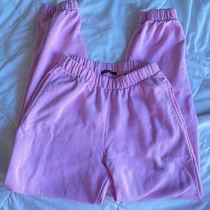 BRANDY MELVILLE pink Rosa sweatpants
